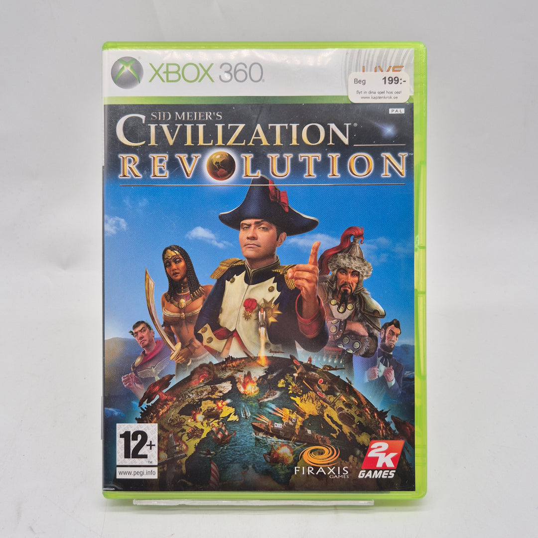 Sid Meiers Civilization Revolution Xbox 360 begagnat