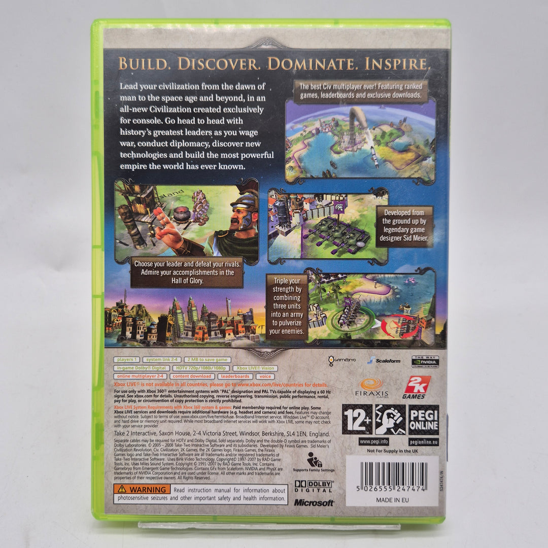 Sid Meiers Civilization Revolution Xbox 360 begagnat
