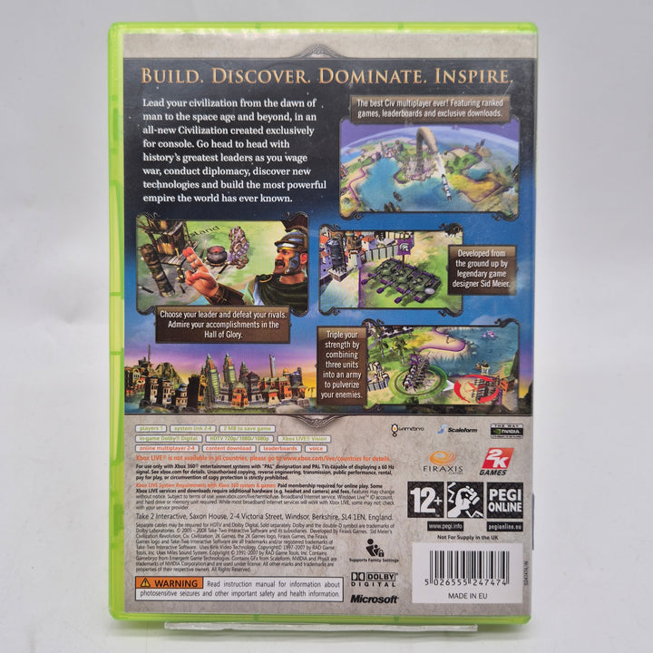 Sid Meiers Civilization Revolution Xbox 360 begagnat