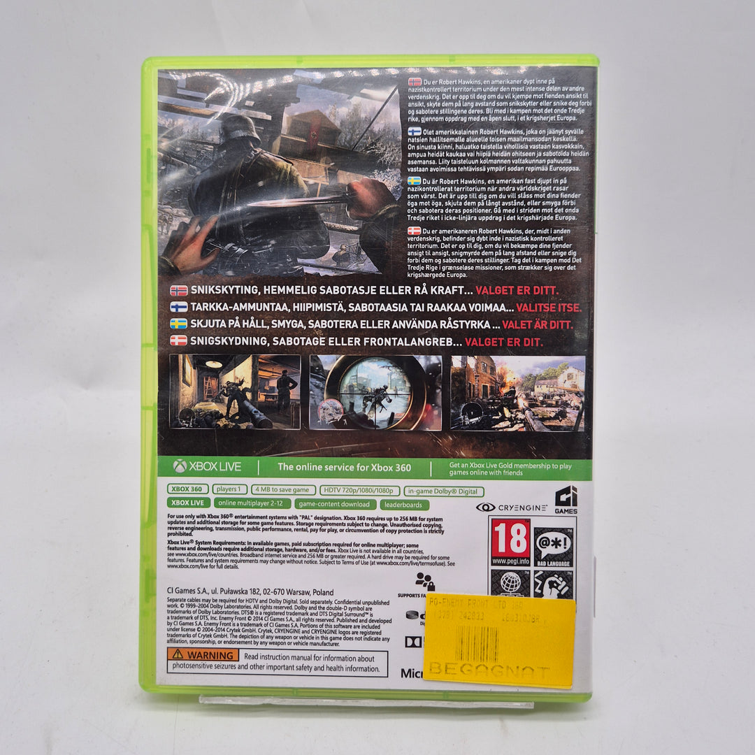 Enemy Front Limited Edition Xbox 360 begagnad