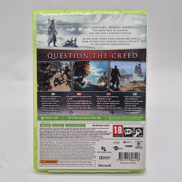 Assassins Creed Rogue Xbox 360 begagnat spel