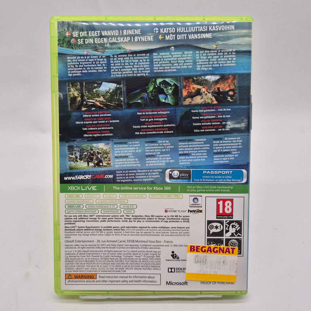 Far Cry 3 Xbox 360 begagnat spel