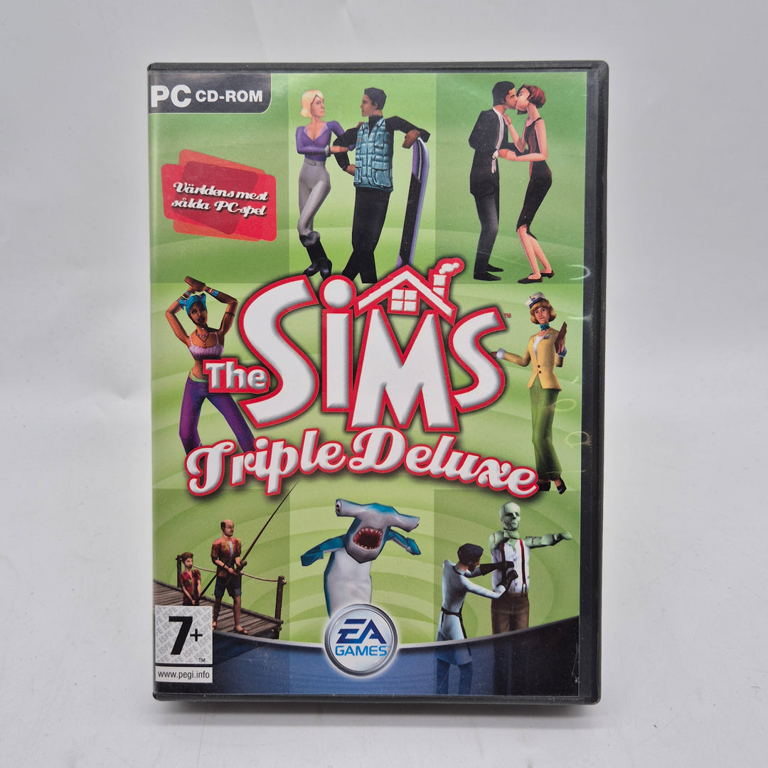 The Sims Triple Deluxe retro PC CD ROM
