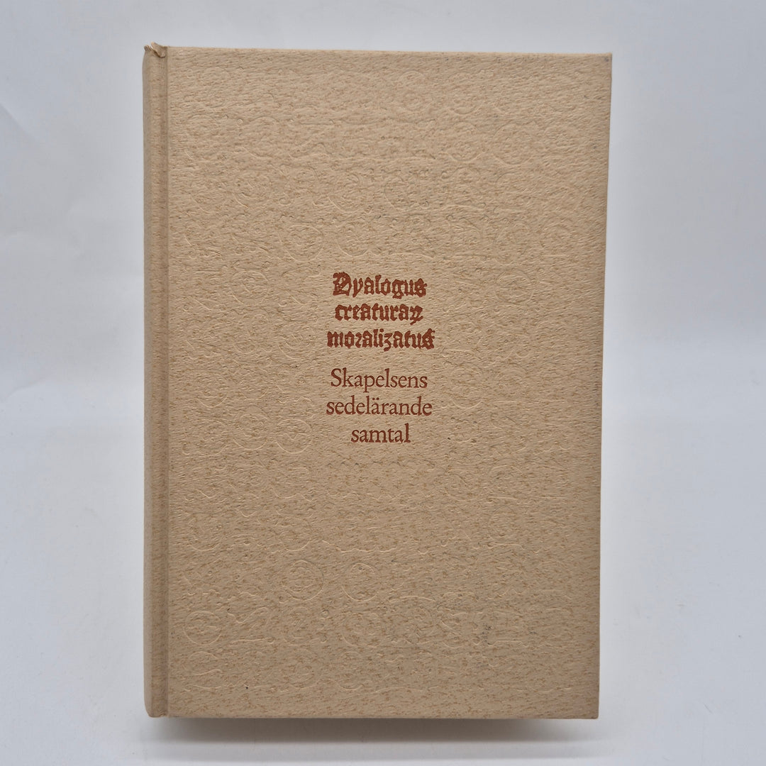 Dialogus creaturarum inbunden bok beige klassisk