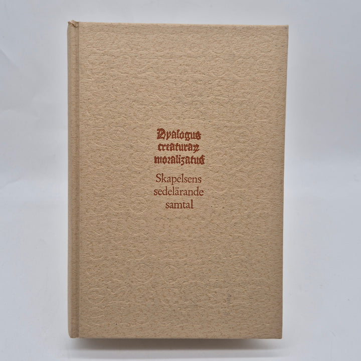 Dialogus creaturarum inbunden bok beige klassisk