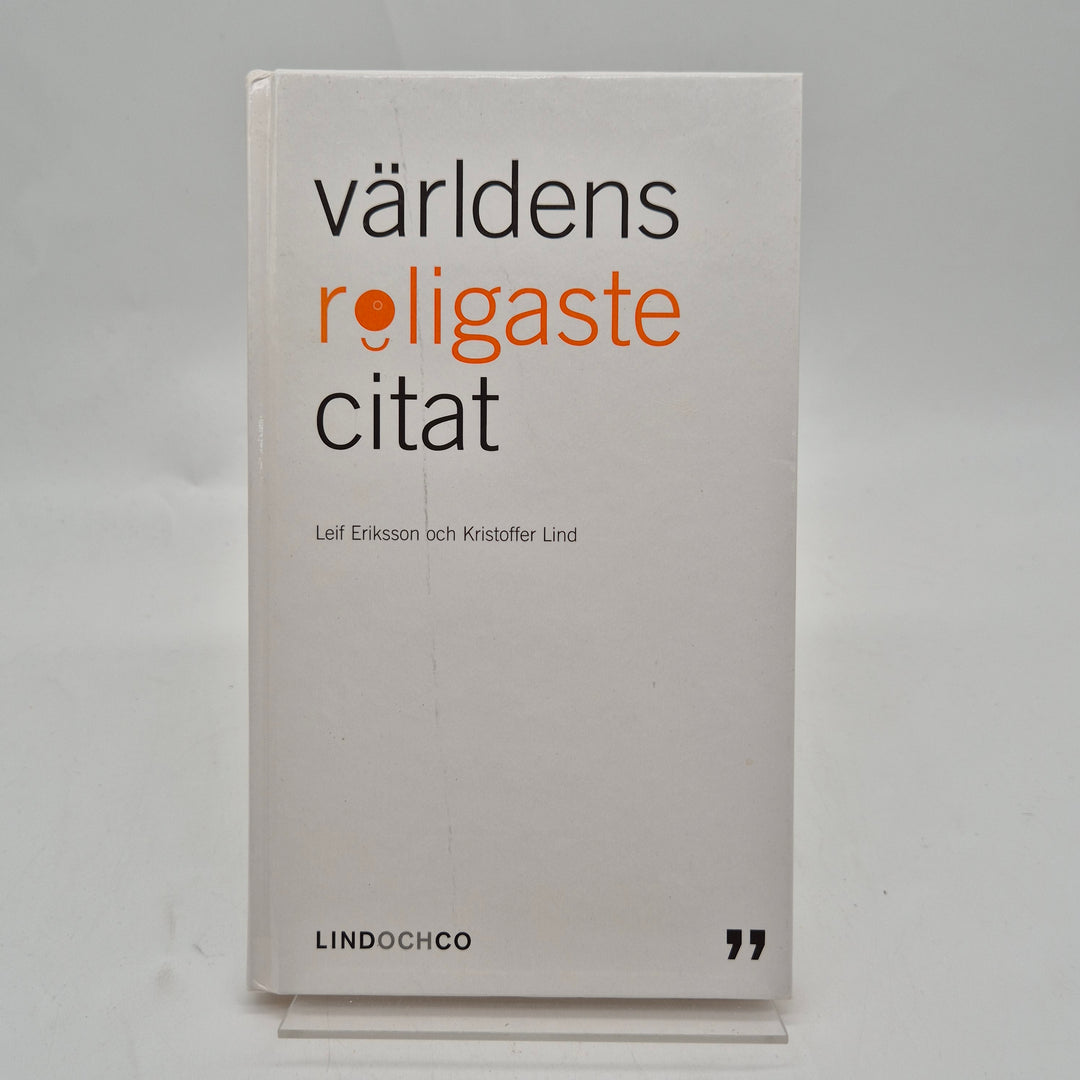 Humoristisk citatbok Världens roligaste citat Lind & Co