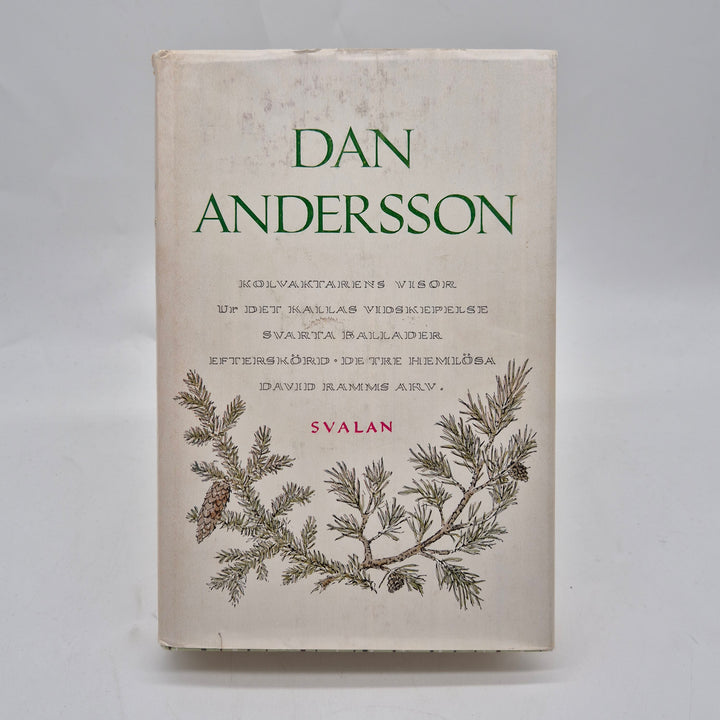 Dan Andersson samlingsvolym Bonniers retro bok
