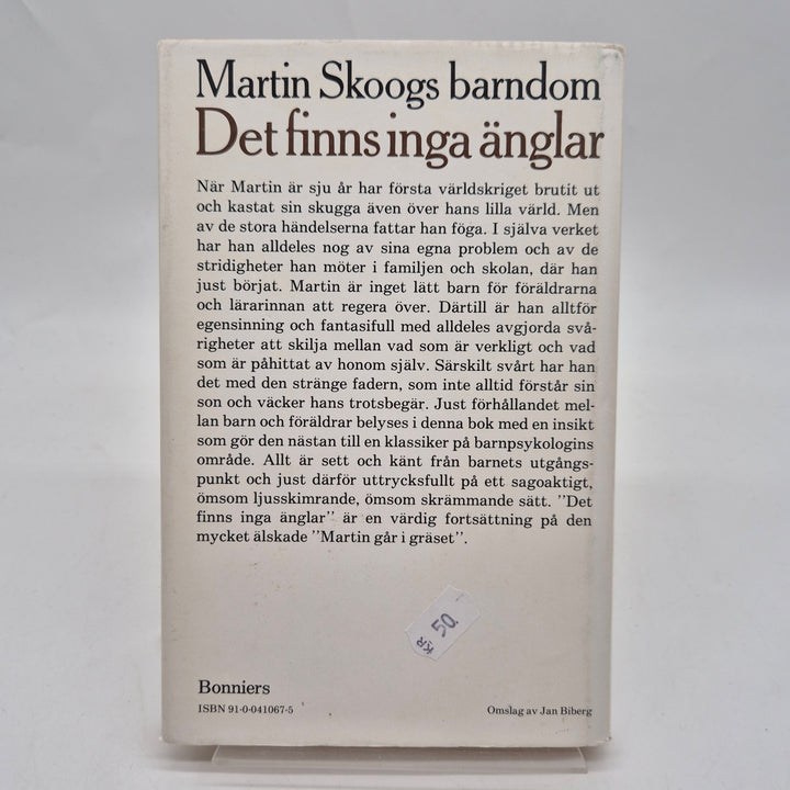 Det finns inga änglar bok retro Bonniers