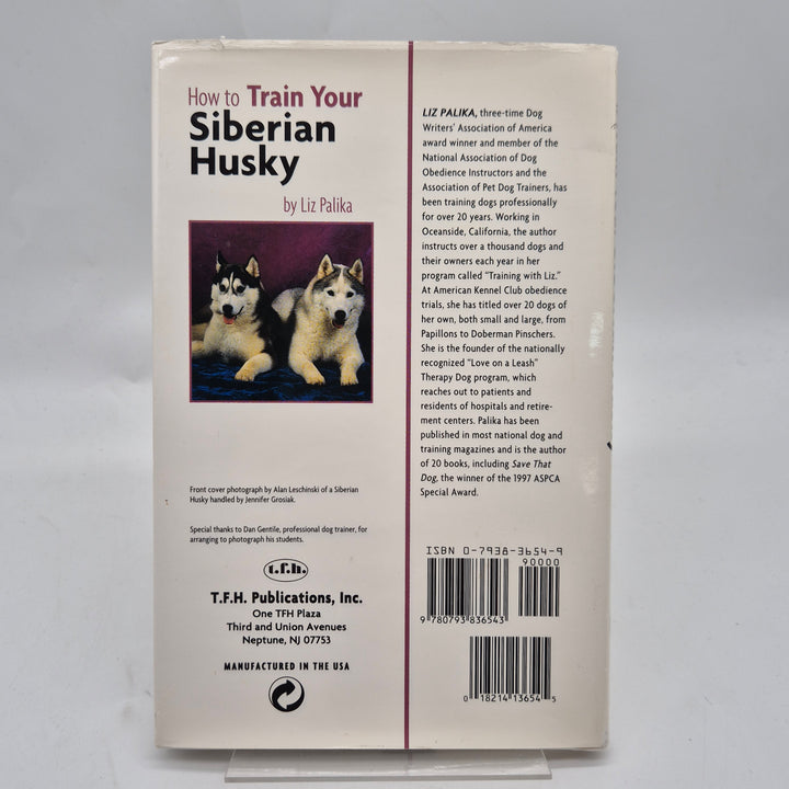 Engelsk hundträningsbok Siberian Husky Liz Palika