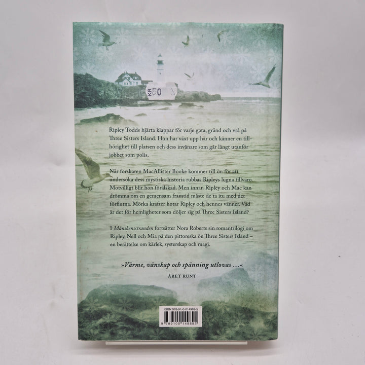 Månskensstranden bok inbunden Nora Roberts begagnad