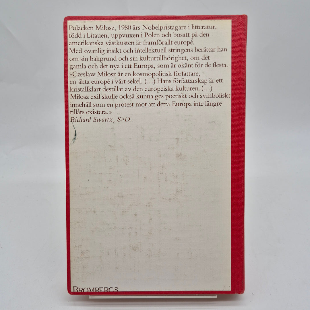 Mitt Europa Czeslaw Milosz retro inbunden bok