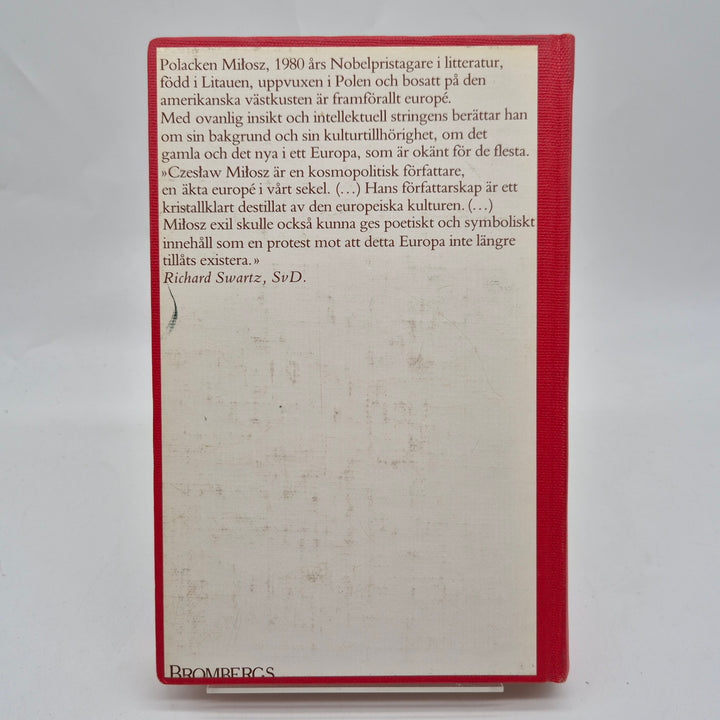 Mitt Europa Czeslaw Milosz retro inbunden bok