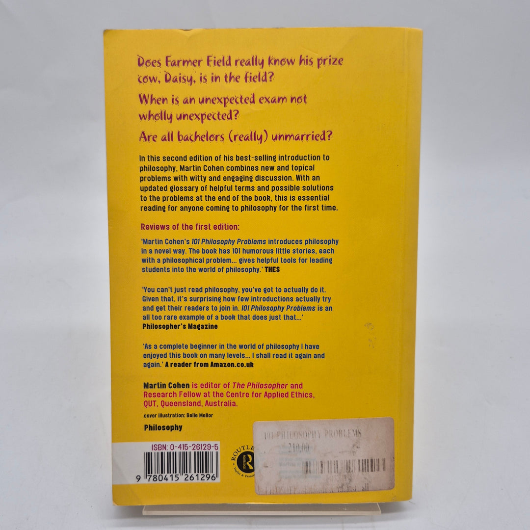 101 Philosophy Problems bok Martin Cohen begagnad