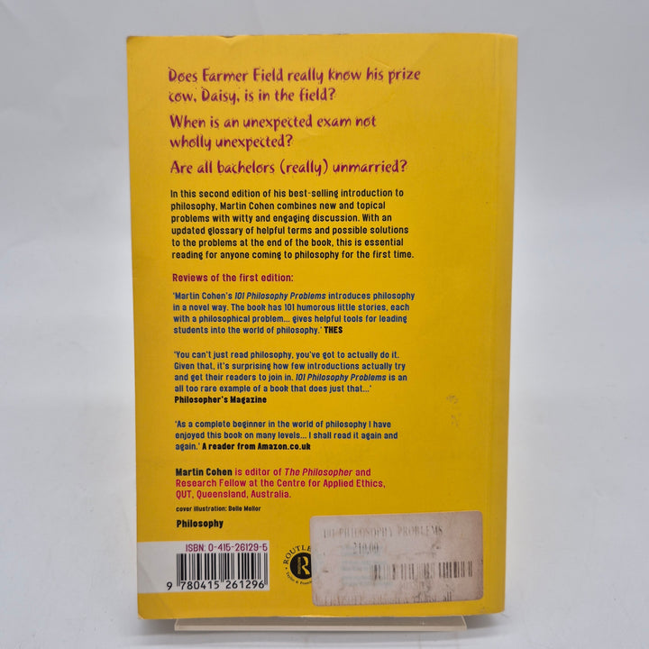101 Philosophy Problems bok Martin Cohen begagnad