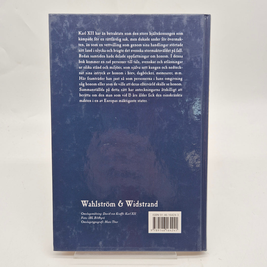 Ögonvittnen Karl XII historisk bok inbunden