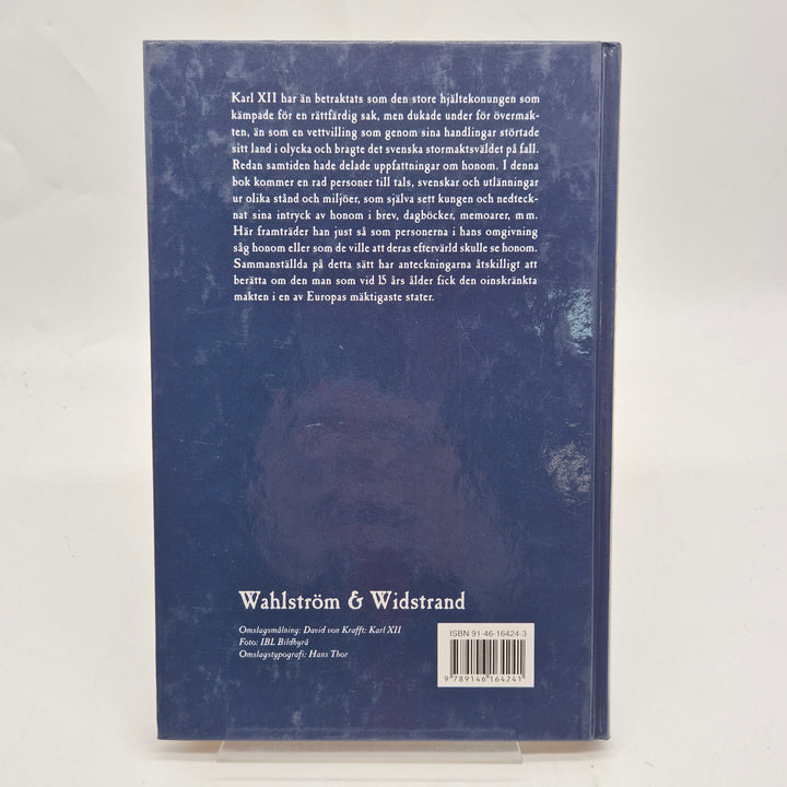 Ögonvittnen Karl XII historisk bok inbunden
