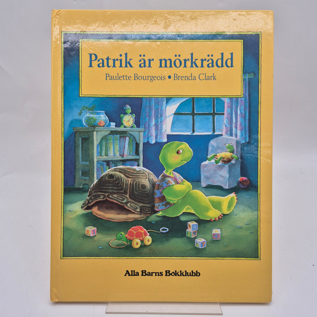 Patrik är mörkrädd illustrerad barnbok retro