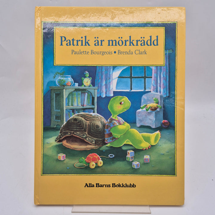 Patrik är mörkrädd illustrerad barnbok retro