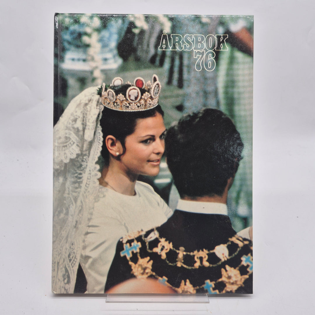 Retro årsbok 76 vintage 1976 inbunden bok