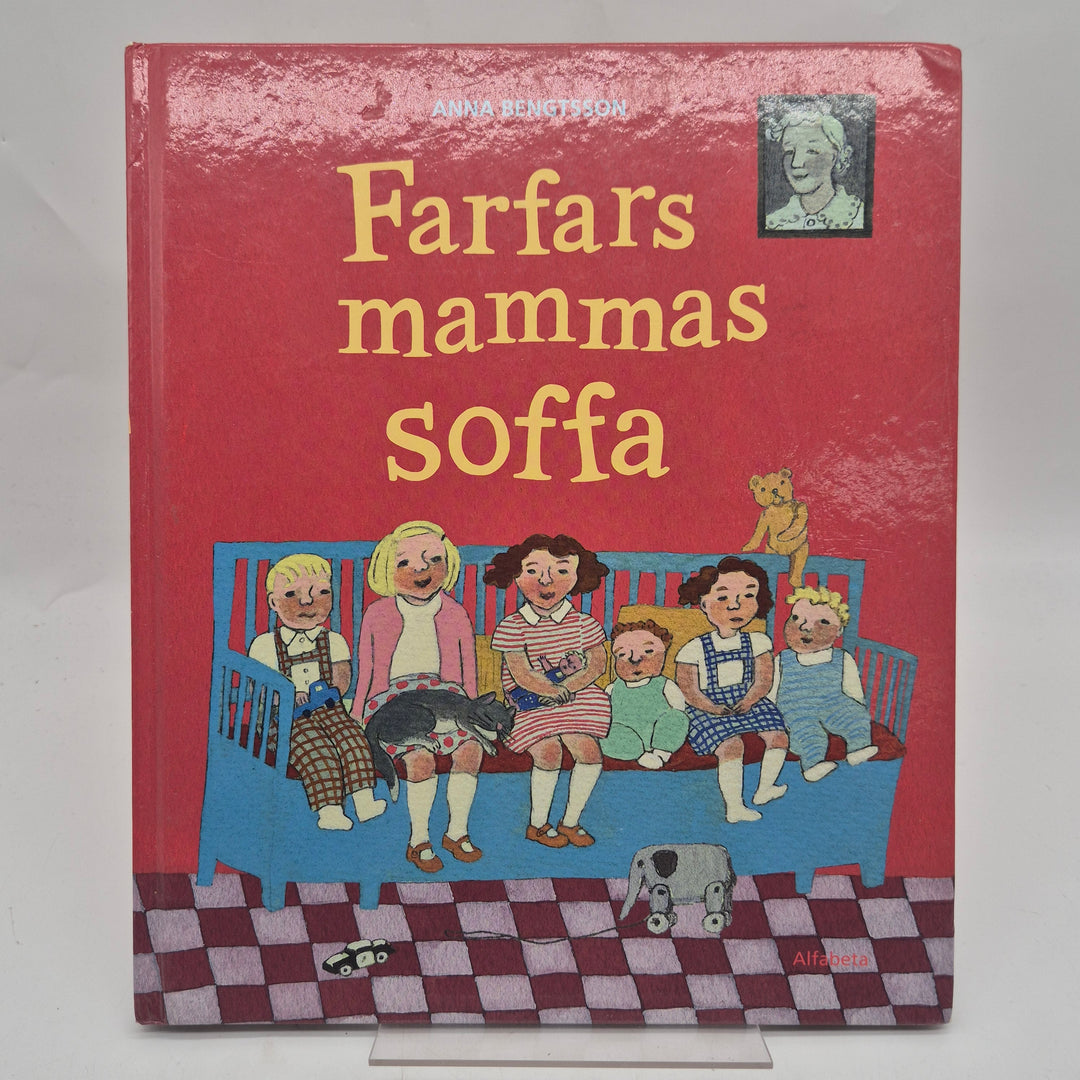 Farfars mammas soffa barnbok Alfabeta inbunden