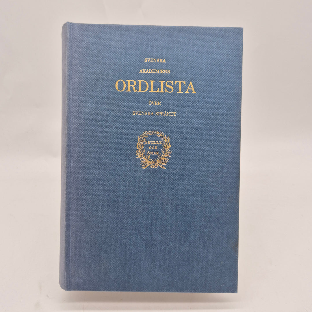 Svenska Akademiens ordlista blå inbunden klassiker