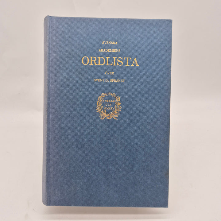 Svenska Akademiens ordlista blå inbunden klassiker