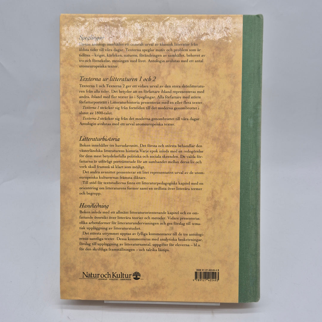 Speglingar klassisk litteraturantologi Natur och Kultur