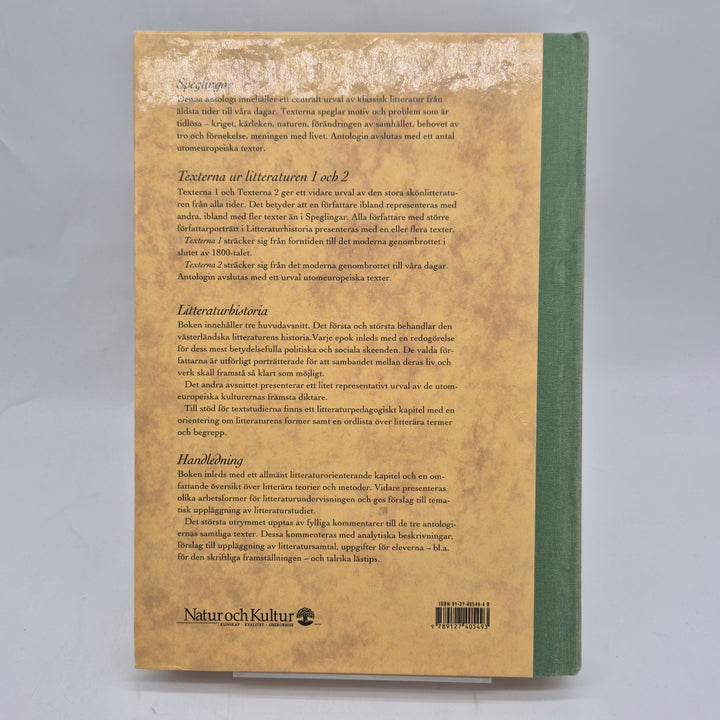 Speglingar klassisk litteraturantologi Natur och Kultur