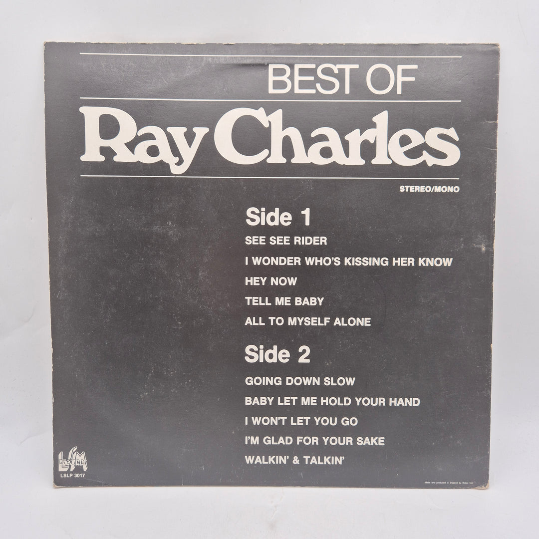 Best Of Ray Charles retro vinyl LP