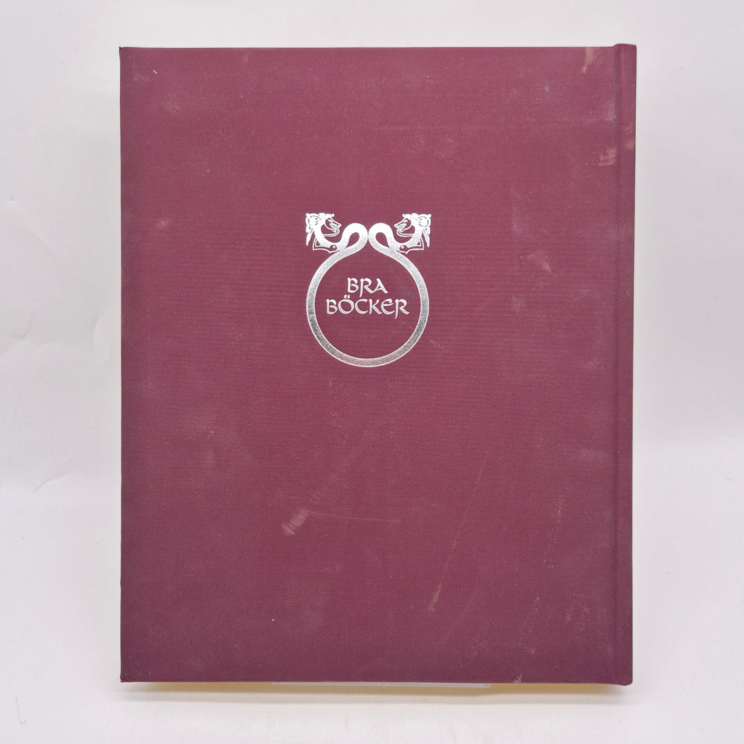 Folksagor Hjältemod bok mörkröd vintage Bra Böcker