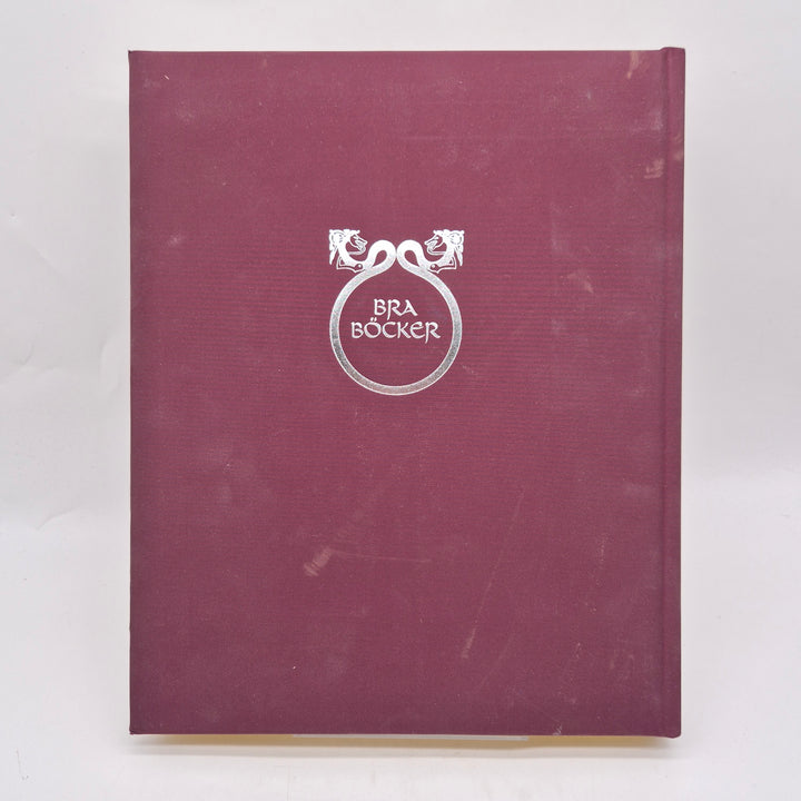 Folksagor Hjältemod bok mörkröd vintage Bra Böcker