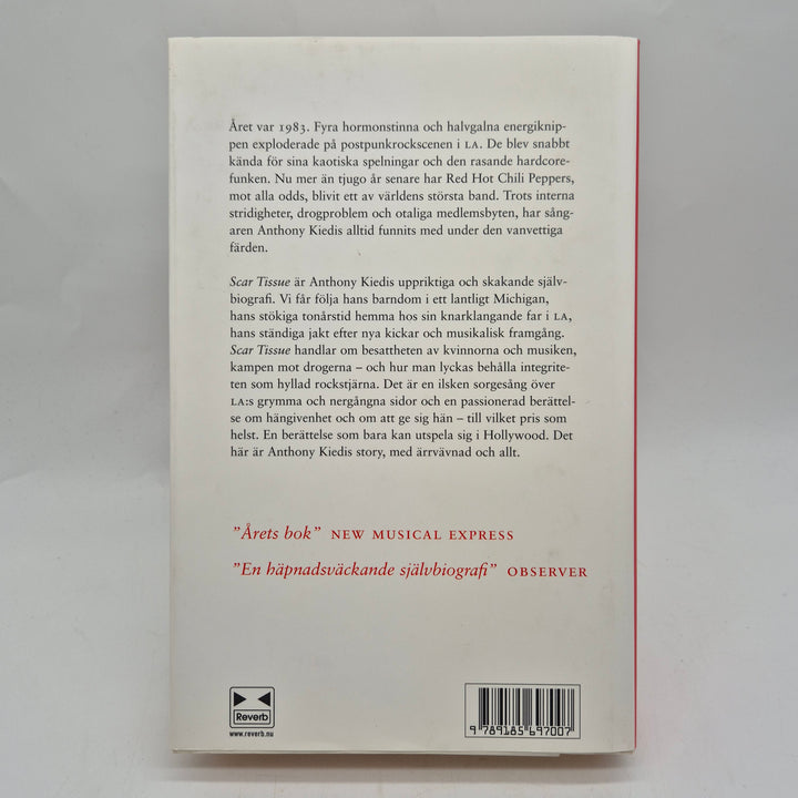 Scar Tissue rockbiografi Anthony Kiedis inbunden bok