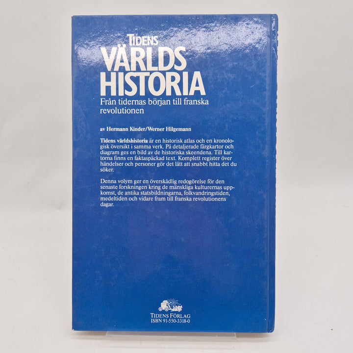 Tidens världshistoria historisk atlas retro bok