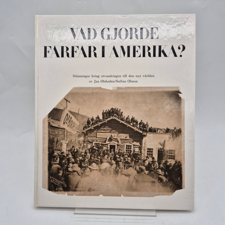 Retro historiebok svensk emigration till Amerika