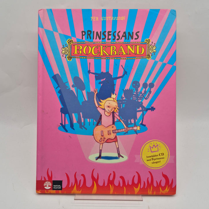 Prinsessans rockband barnbok med CD begagnad