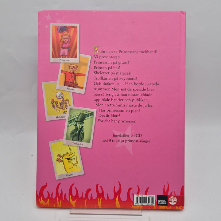 Prinsessans rockband barnbok med CD begagnad