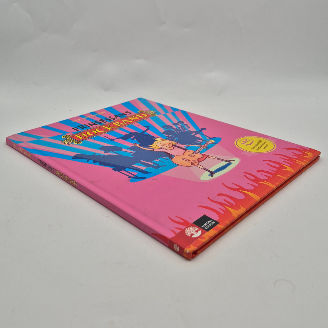 Prinsessans rockband barnbok med CD begagnad