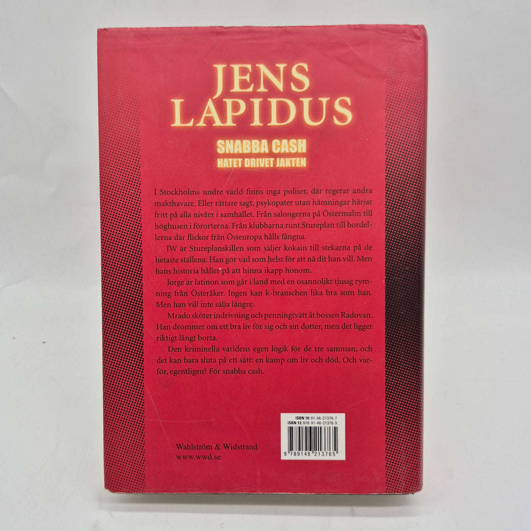 Snabba cash kriminalroman inbunden Jens Lapidus