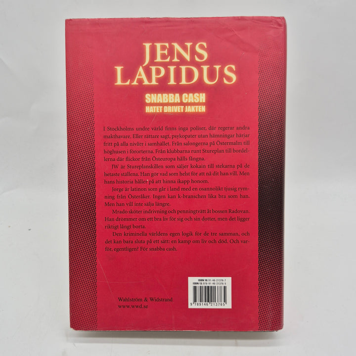 Snabba cash kriminalroman inbunden Jens Lapidus