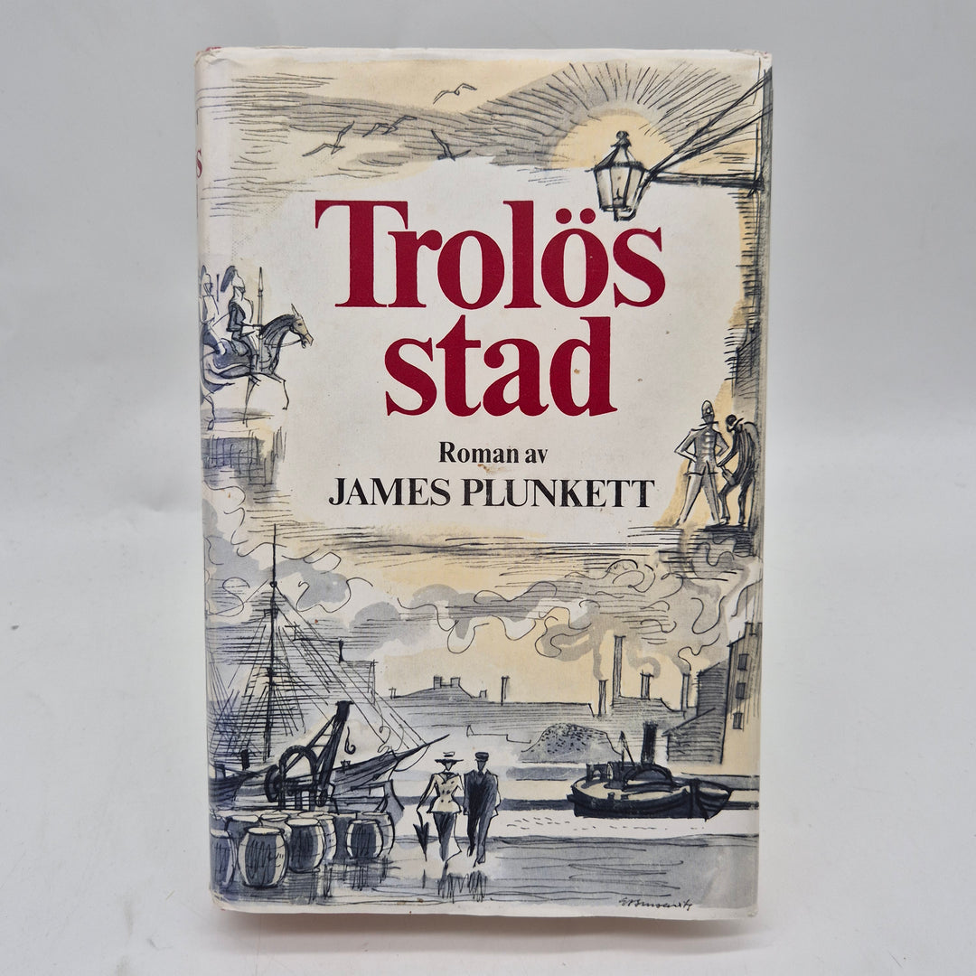 Trolös stad inbunden retro roman svenska