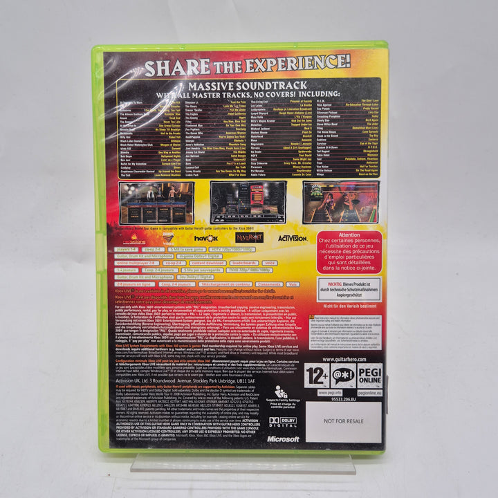 Guitar Hero World Tour Xbox 360 spel