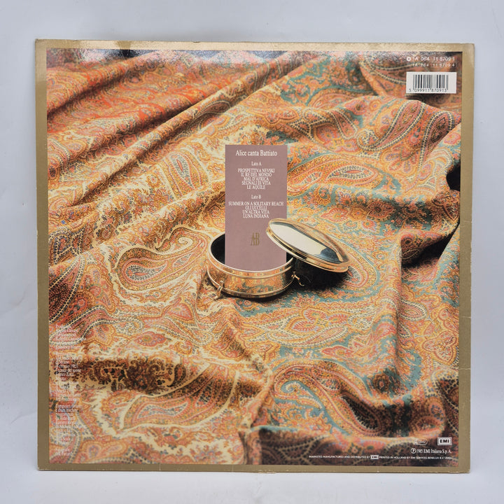 Alice Gioielli Rubati LP vinyl retro 80-tal