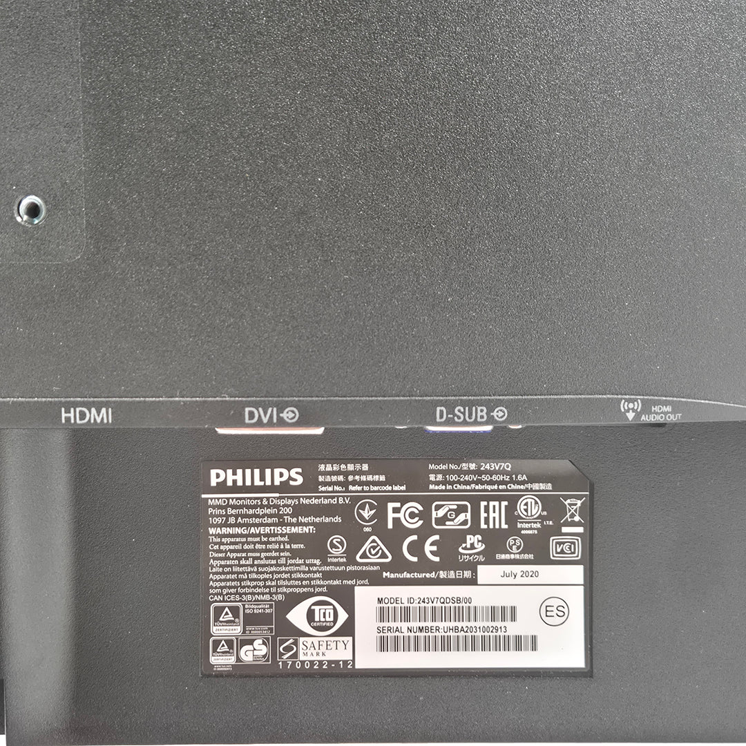 Philips 24 tum LCD datorskärm modern