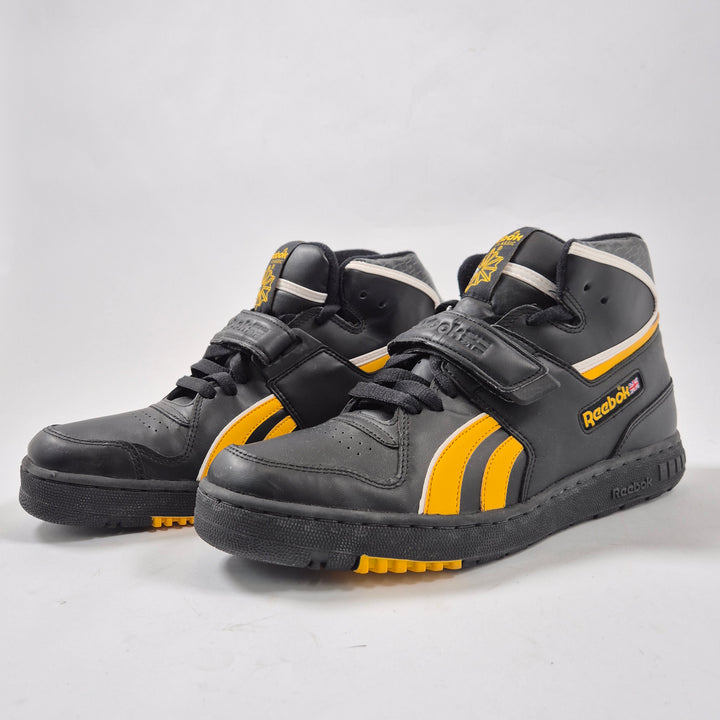 Retro Reebok basketskor svart gult herr