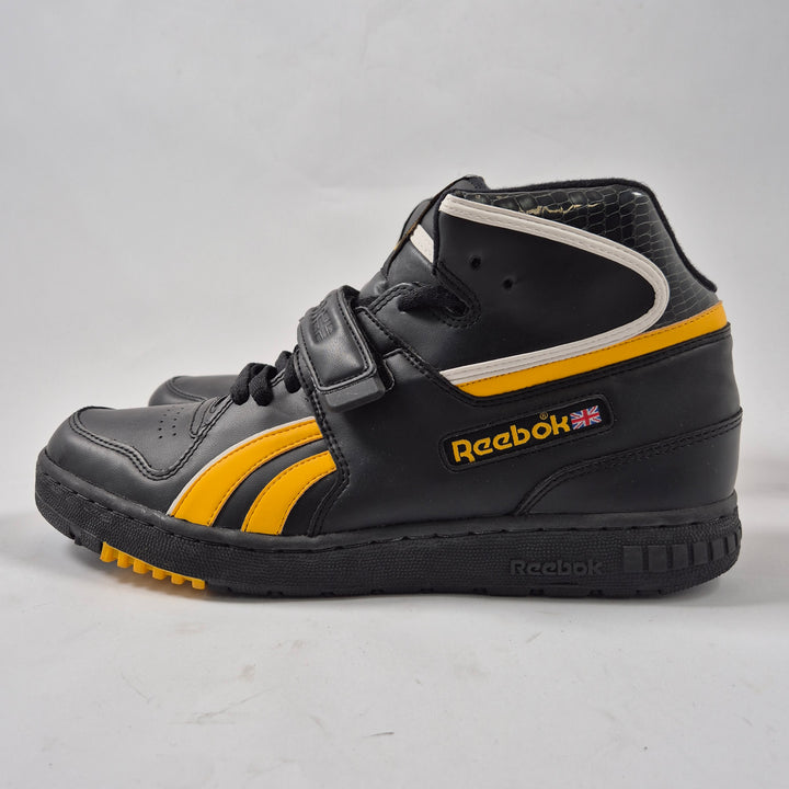 Retro Reebok basketskor svart gult herr