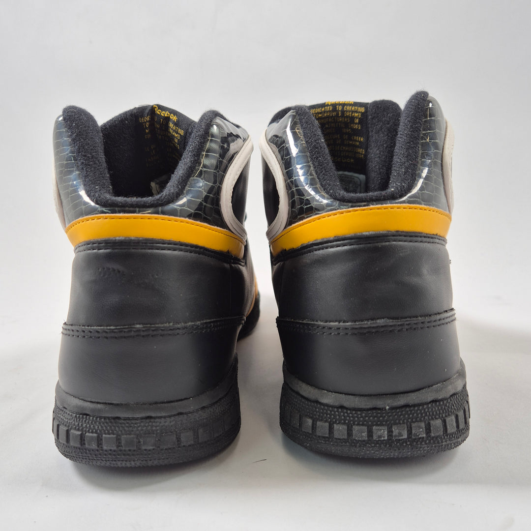 Retro Reebok basketskor svart gult herr
