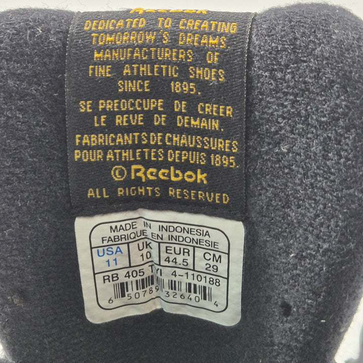 Retro Reebok basketskor svart gult herr