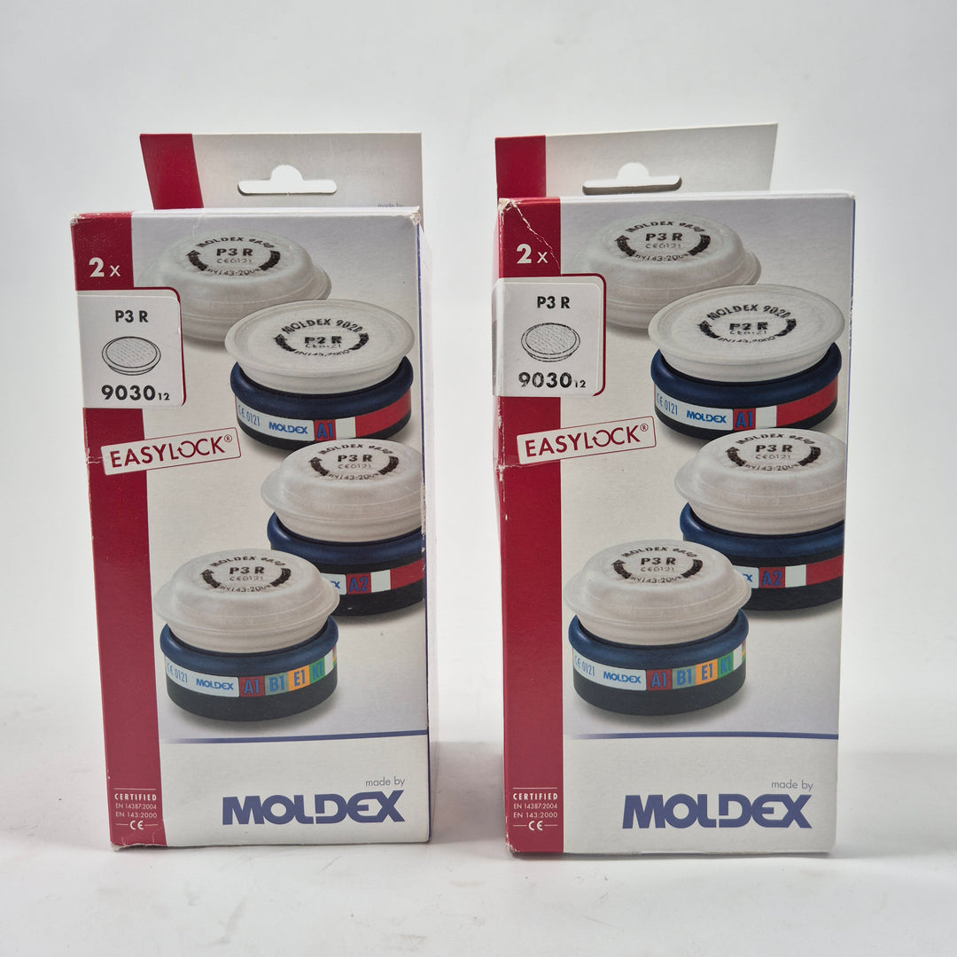 Moldex EasyLock P3 R partikelfilter fyra stycken