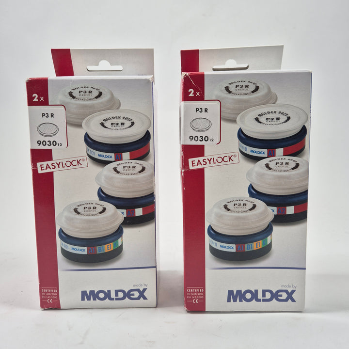 Moldex EasyLock P3 R partikelfilter fyra stycken