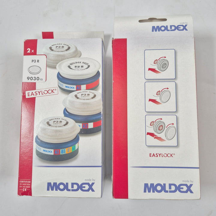 Moldex EasyLock P3 R partikelfilter fyra stycken